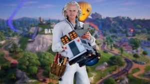 Skin Doc Brown Fortnite Bikin Heboh! Mirip Siapa?