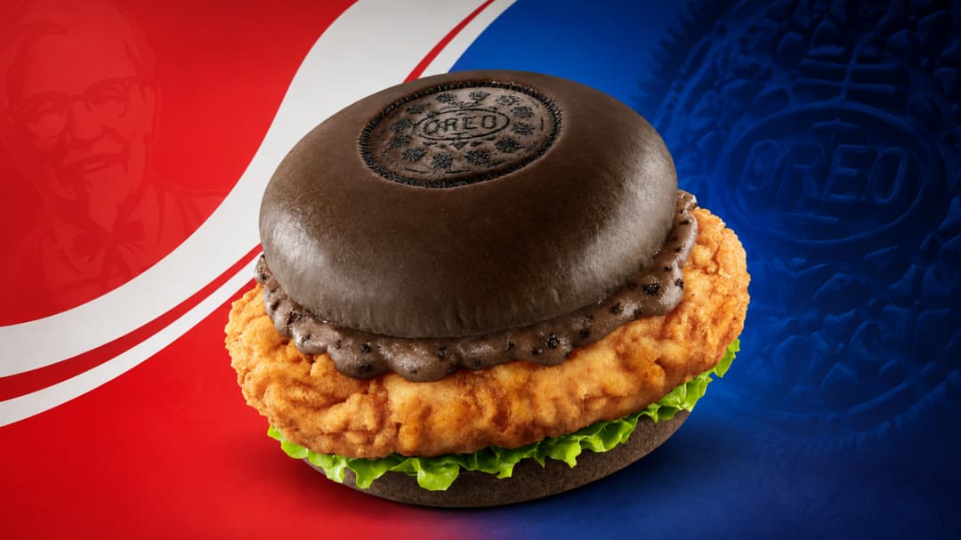 KFC x Oreo: Burger Ayam Hitam Pecah Dunia!