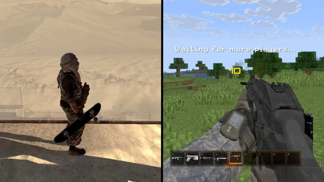 Gila Minecraft dan Skate 2 Masuk MW2