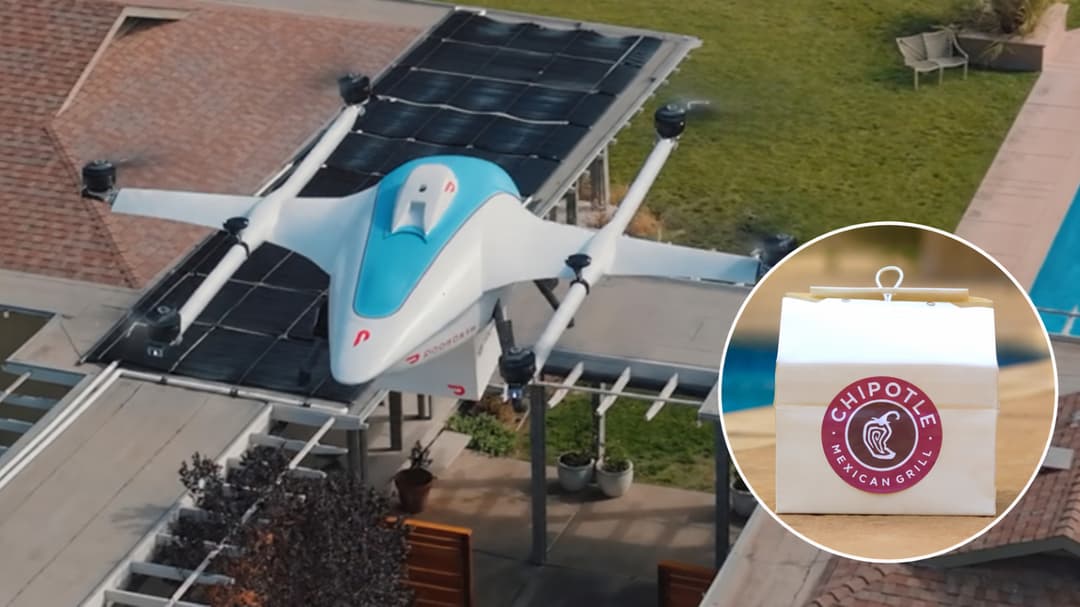 Makan Burrito Kilat Pakai Drone